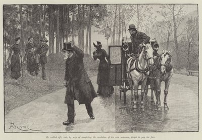 Slepá láska, Wilkie Collins od Amedee Forestier